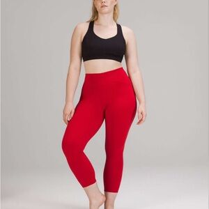 Lululemon Lululemon Instill High-Rise Tight 25" Dark Red size 2